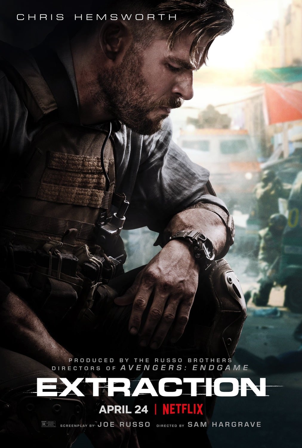 دانلود فیلم استخراج 1 Extraction 2020 MV5BNDBkOWNiMTYtMjlkZS00NzJlLTg0ZmUtN2YwYWQ3N2I3N2Y0XkEyXkFqcGdeQXVyMTkxNjUyNQ@@. V1