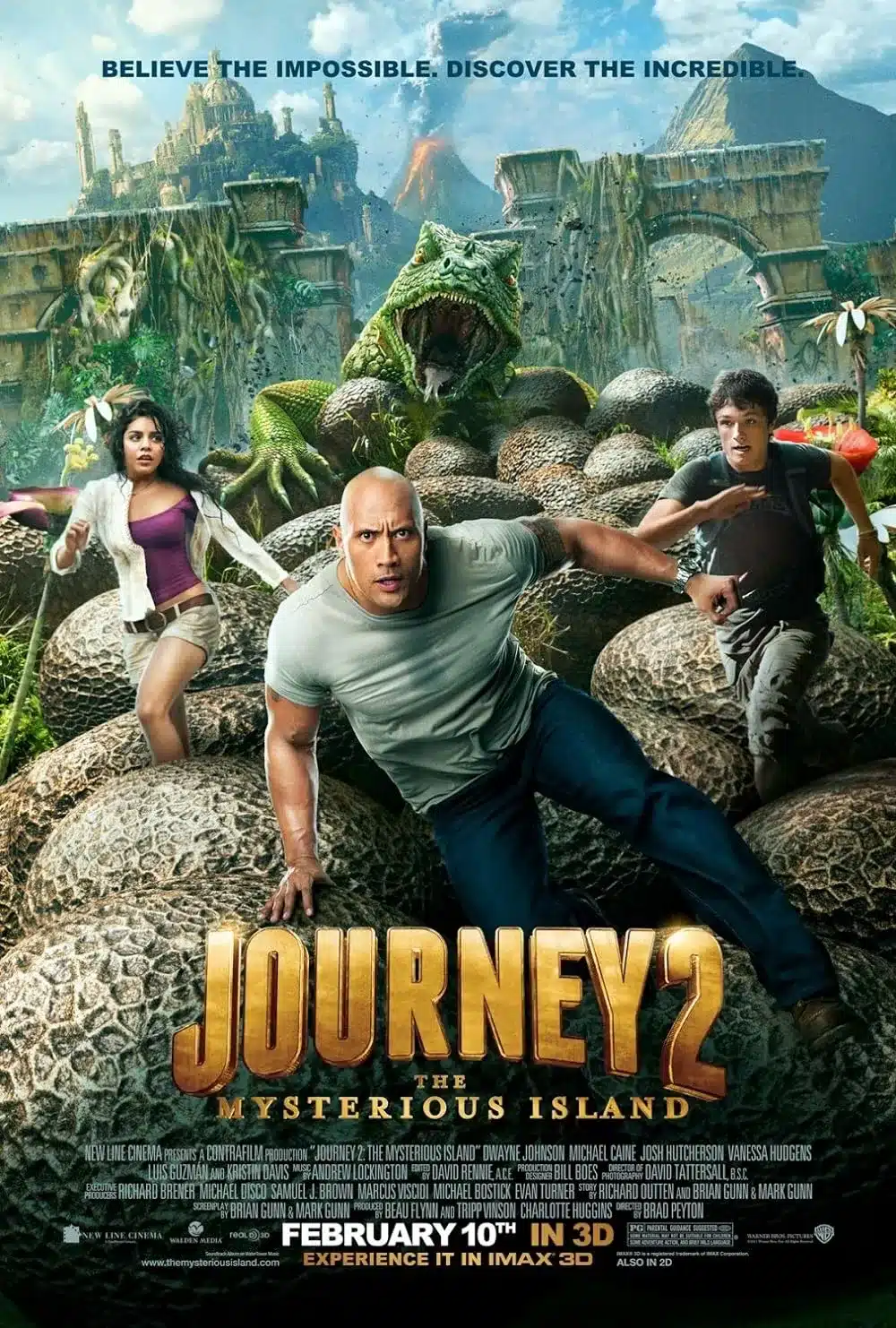 دانلود فیلم سفر به جزیره اسرار آمیز Journey:the mysterious island 2012