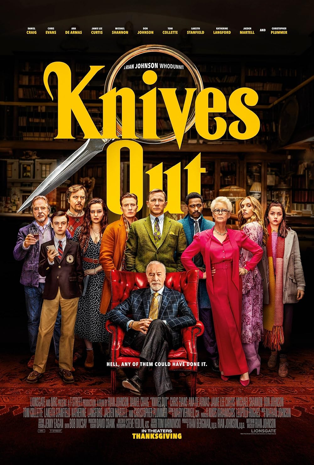 فیلم چاقوکشی Knives Out 2019 MV5BZDU5ZTRkYmItZjg0Mi00ZTQwLThjMWItNWM3MTMxMzVjZmVjXkEyXkFqcGc@. V1 FMjpg UX1000