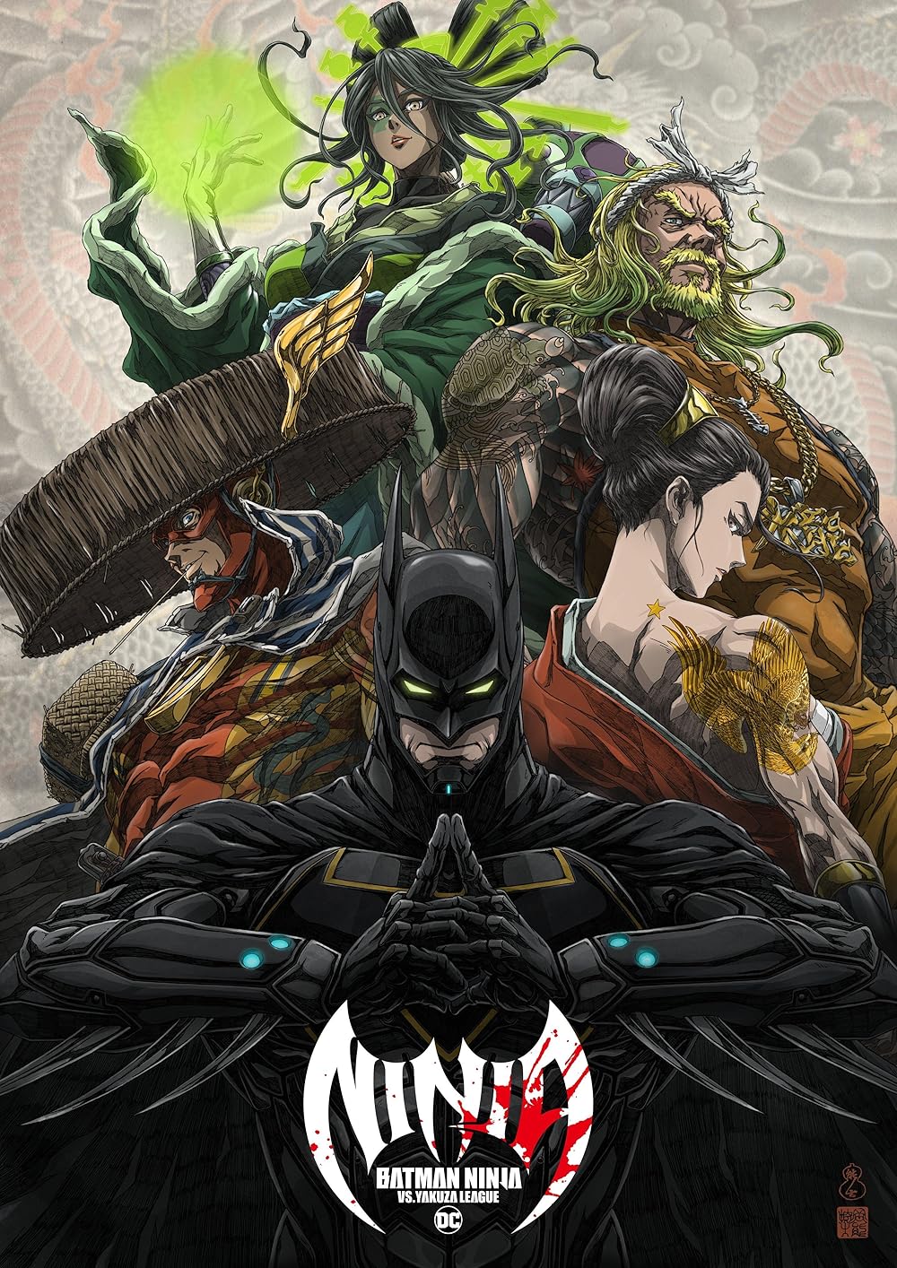 دانلود انیمیشن بتمن نینجا در برابر لیگ یاکوزا Batman Ninja vs Yakuza League 2025