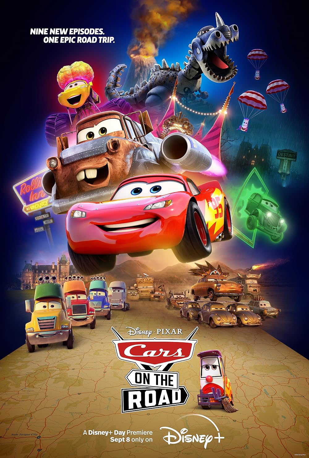 دانلود انیمیشن ماشین ها در جاده Cars On The Road 2022