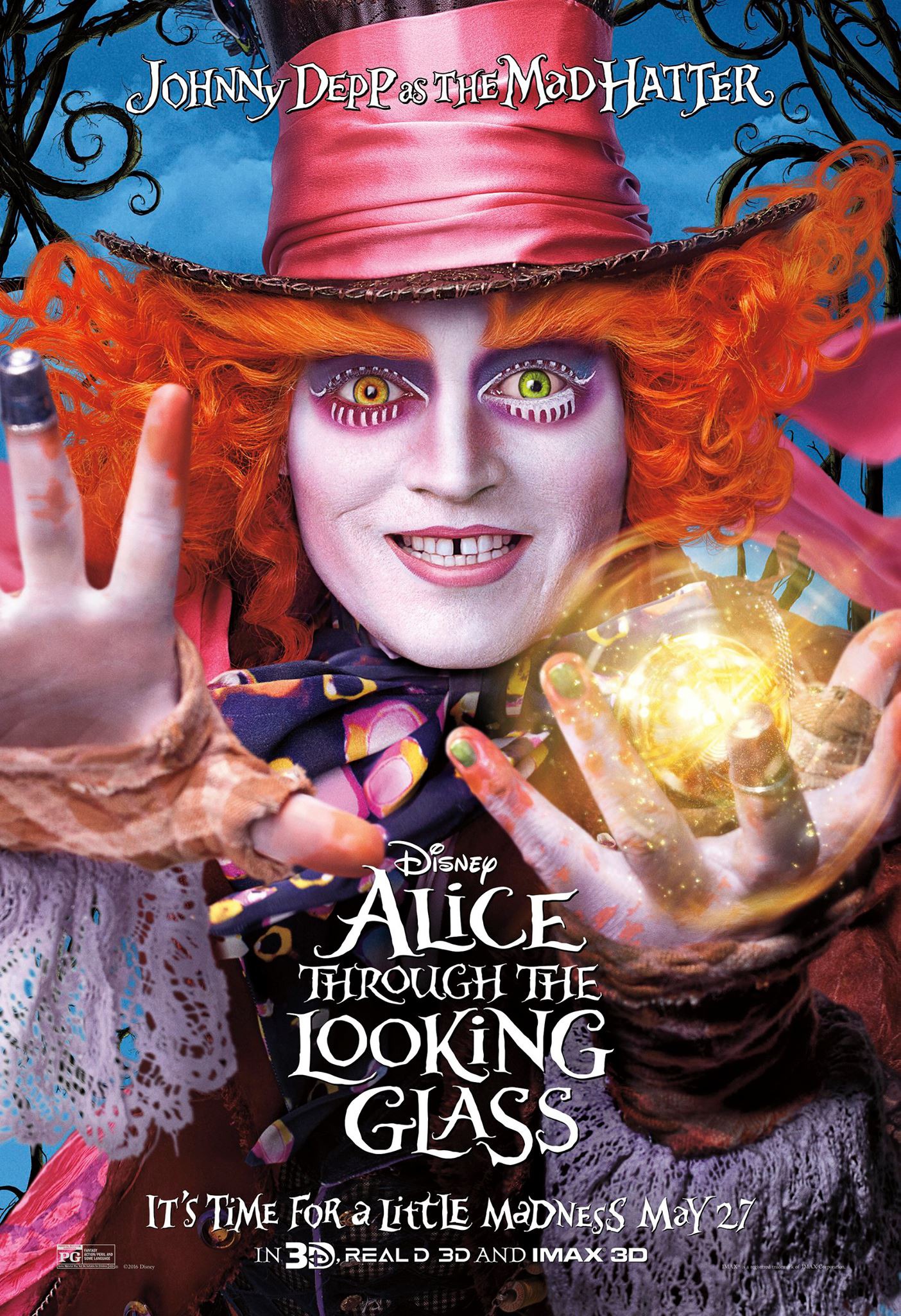 دانلود فیلم آلیس در آنسوی آیینه Alice Through the Looking Glass 2016