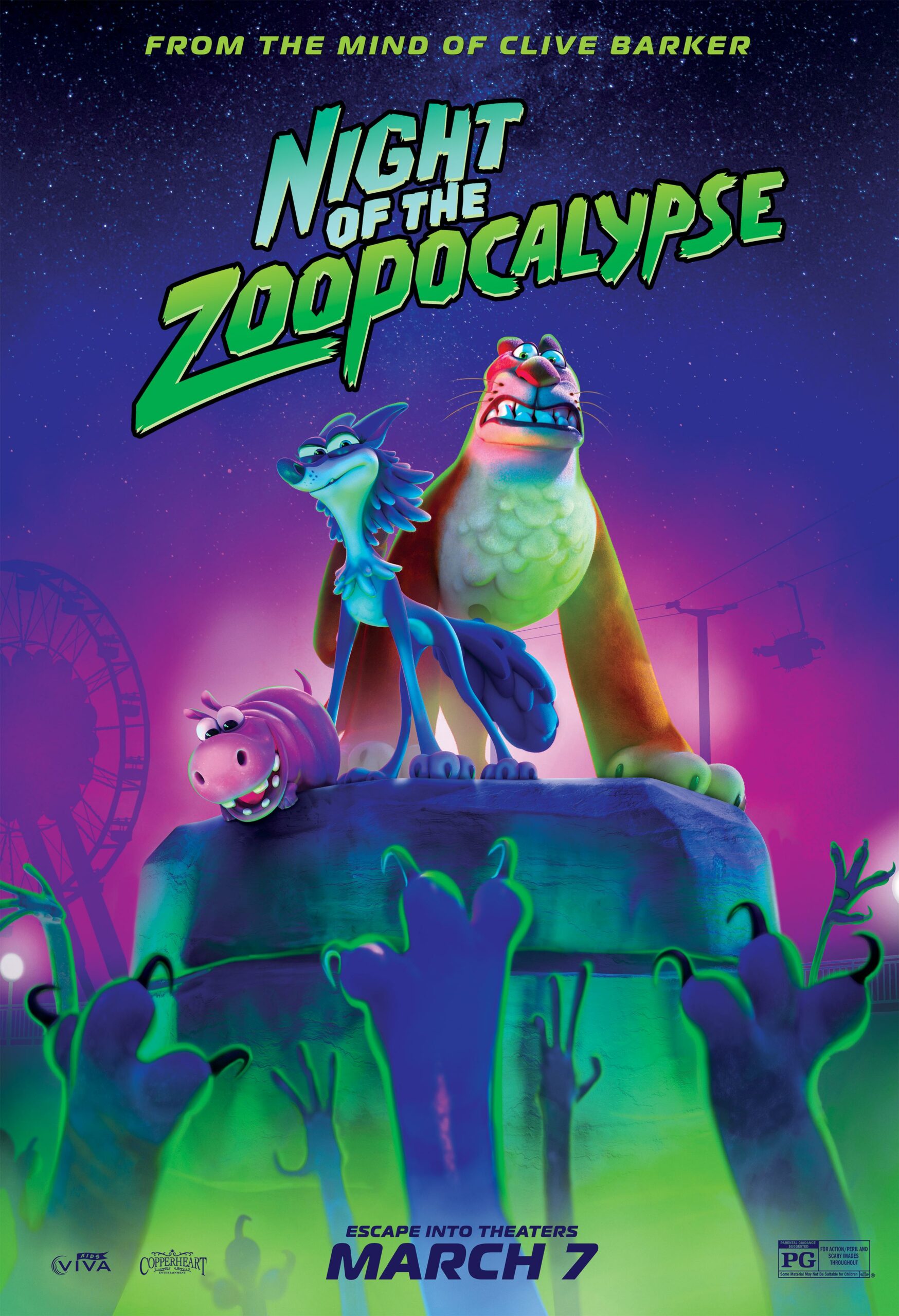 دانلود انیمیشن شبی در آخرالزمانِ باغ‌وحشی Night of the Zoopocalypse 2024
