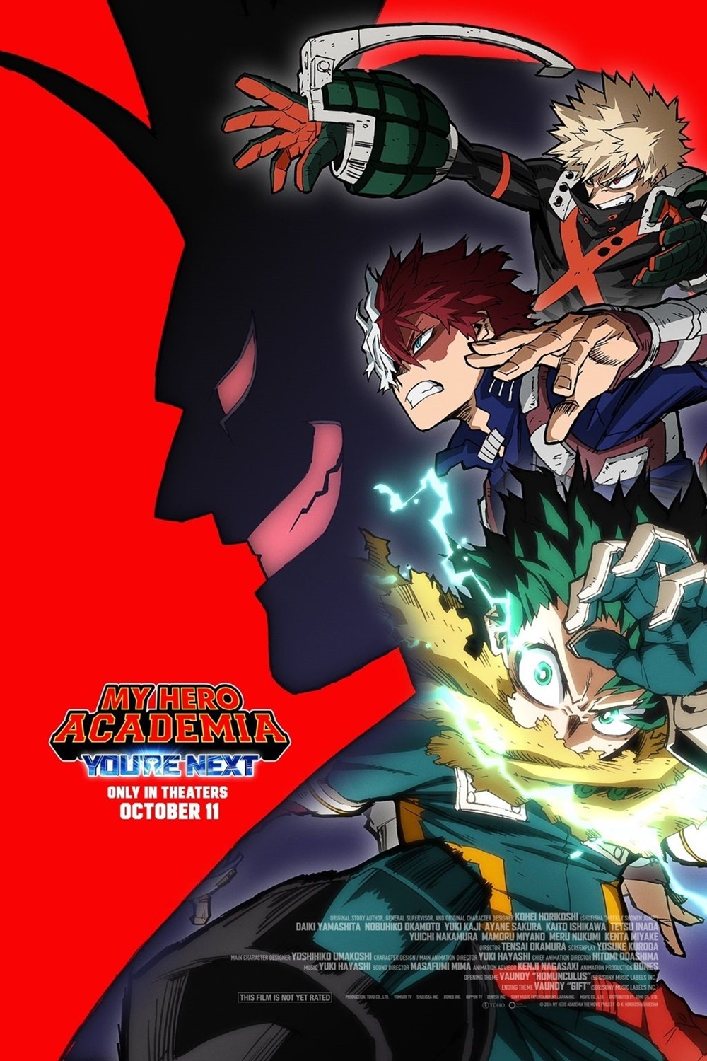 دانلود انیمه مدرسه قهرمانانه من: تو بعدی هستی My Hero Academia: Youre Next 2024