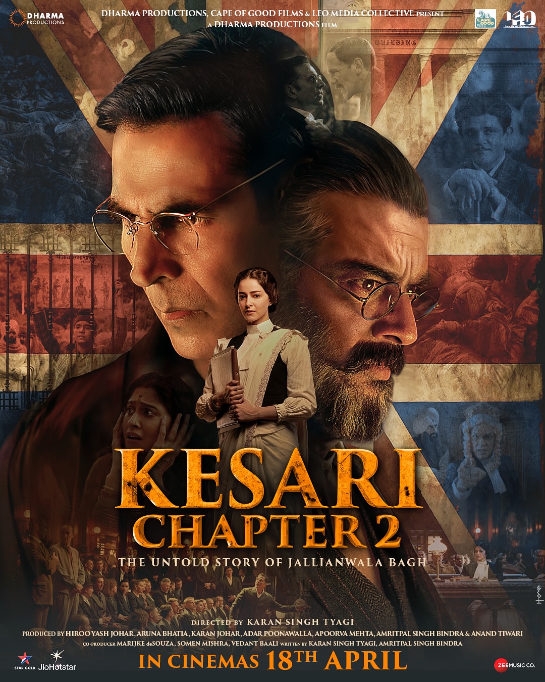 دانلود فیلم هندی کیساری قسمت دوم: حقیقت ناگفته جلیان‌والا باغ Kesari Chapter 2: The Untold Story of Jallianwala Bagh 2025