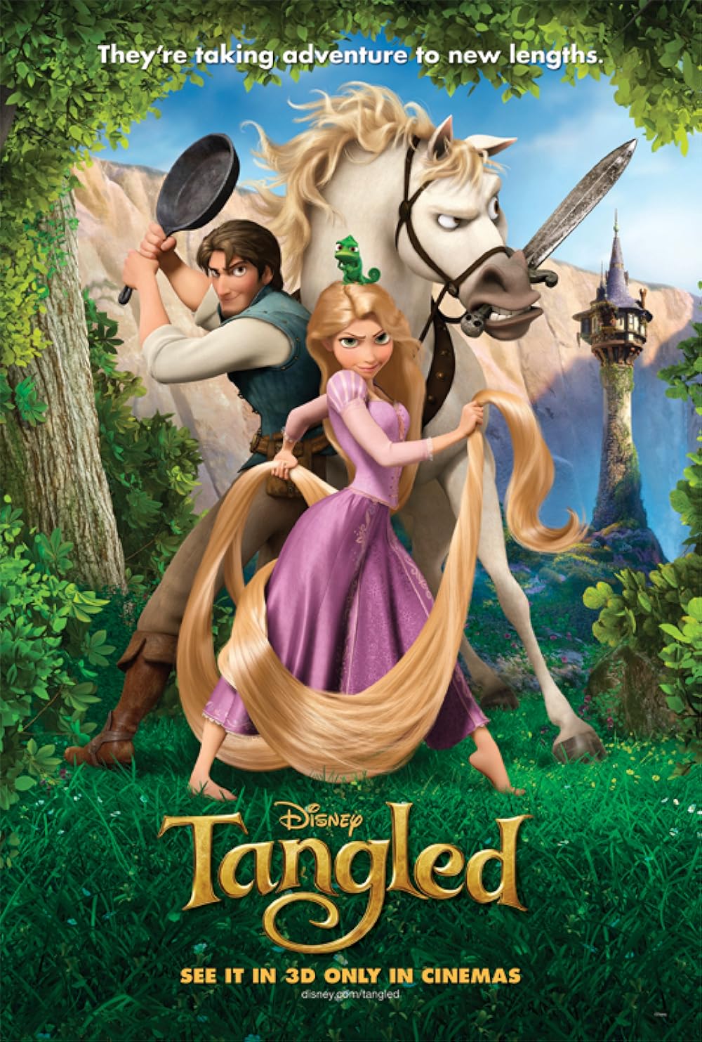 دانلود انیمیشن گیسو کمند Tangled 2010