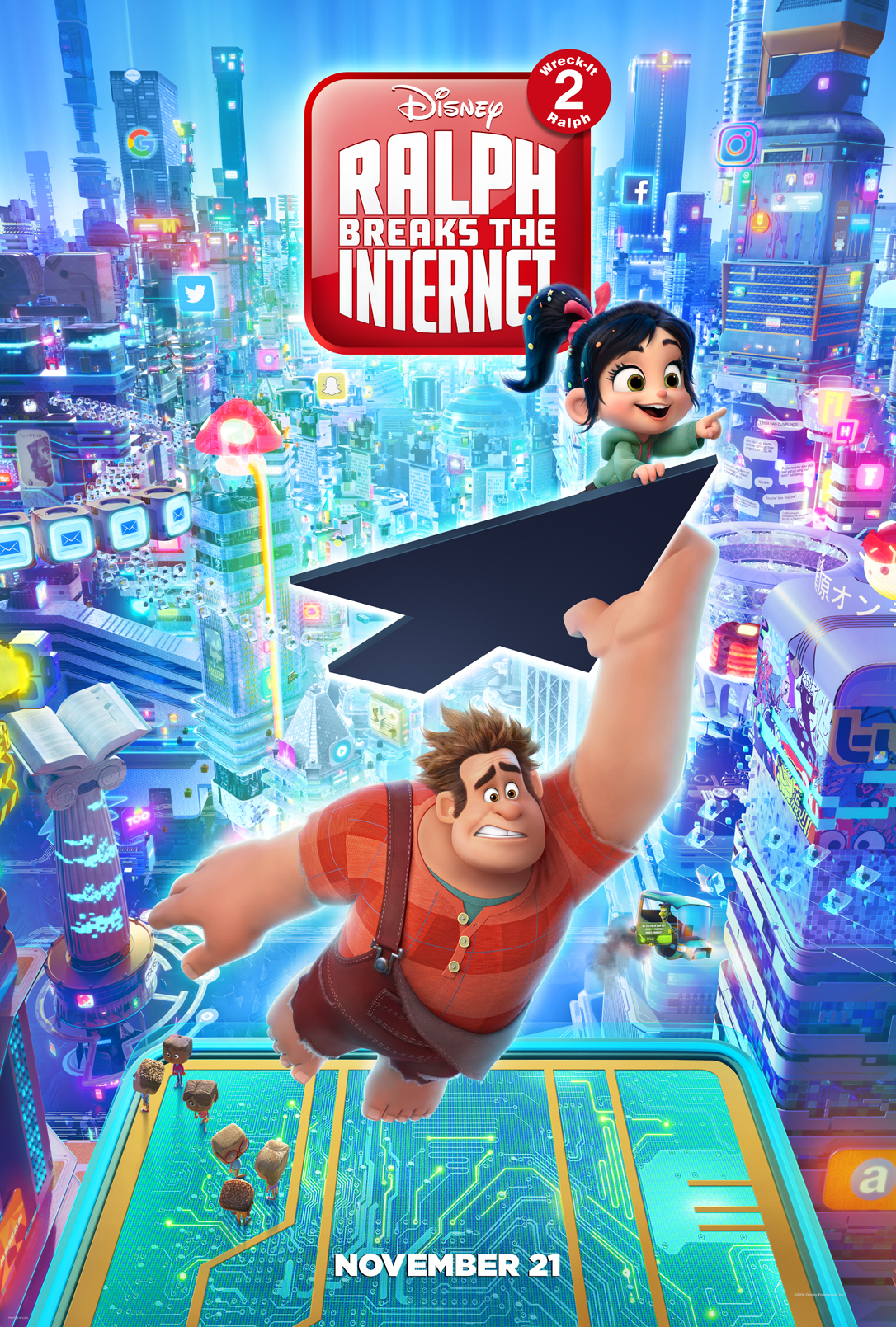 دانلود انیمیشن رالف خرابکار 2 Ralph Breaks the Internet 2018