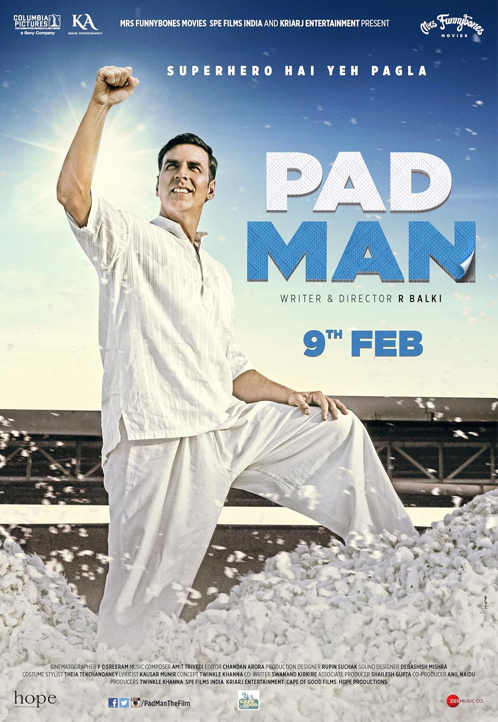 دانلود فیلم هندی مرد بهداشت Padman 2018