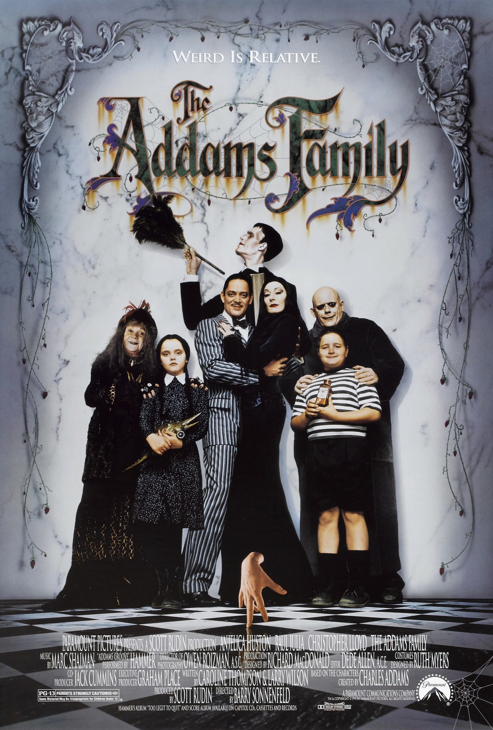 دانلود فیلم خانواده آدامز The Addams Family 1991