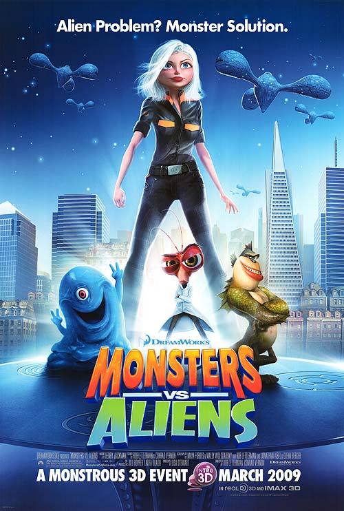 دانلود انیمیشن هیولاها علیه بیگانگان Monsters vs Aliens 2009