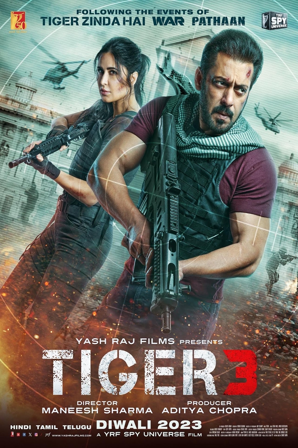دانلود فیلم هندی تایگر ۳ Tiger 3 2023
