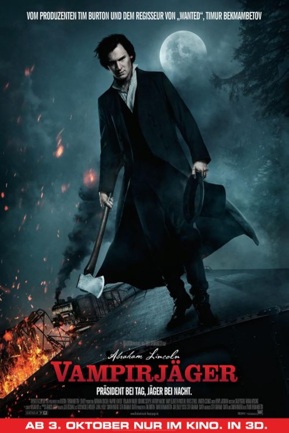 دانلود فیلم آبراهام لینکلن: شکارچی خون‌آشام Abraham Lincoln: Vampire Hunter 2012