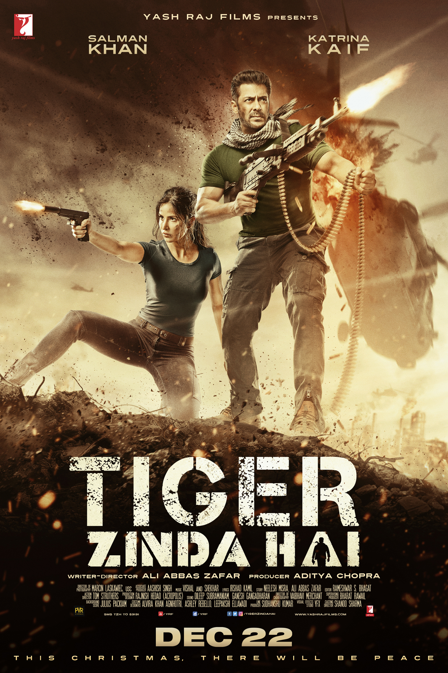دانلود فیلم هندی تایگر / ببر زندهای Tiger Zinda Hai 2017