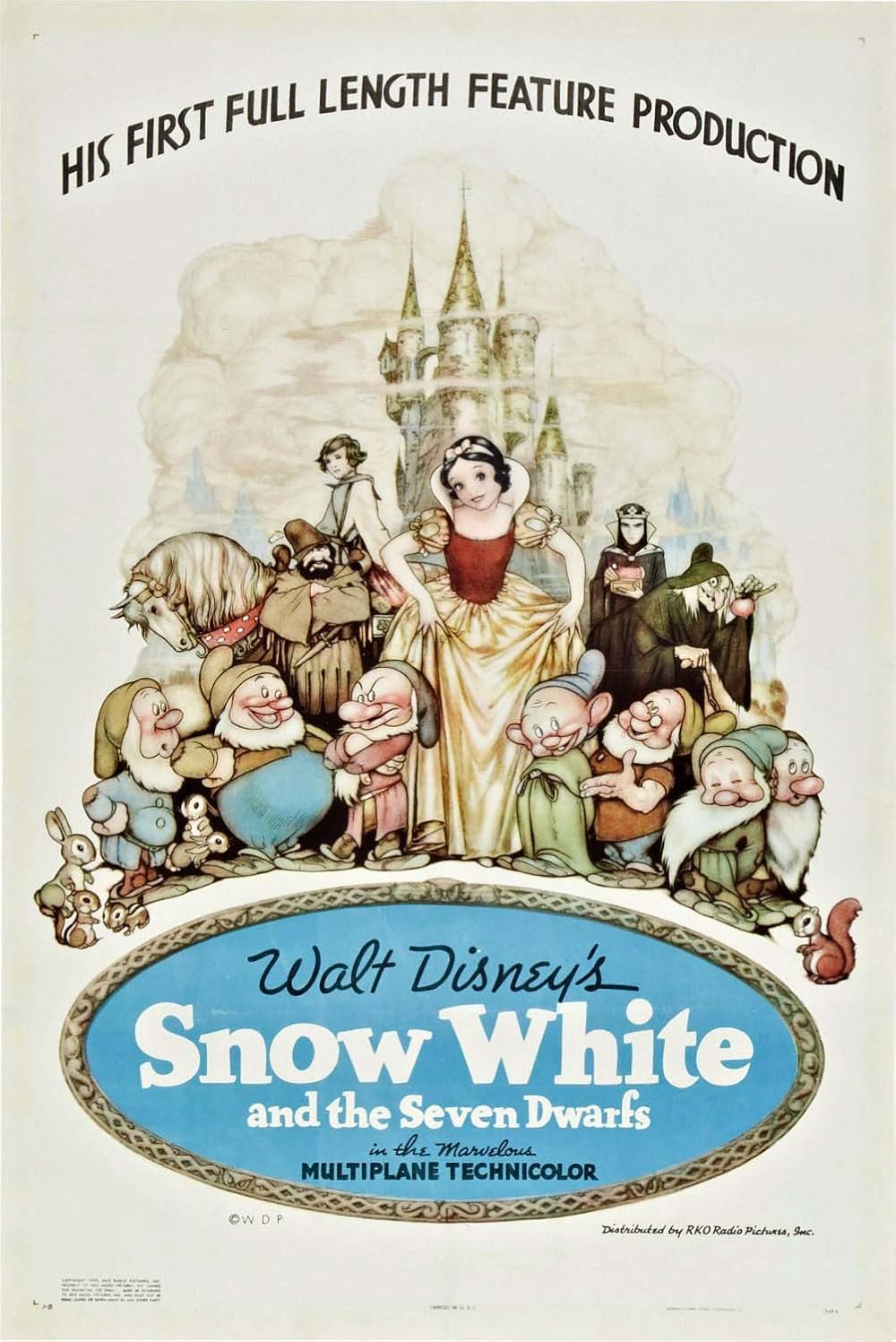 دانلود انیمیشن سفید برفی و هفت کوتوله Snow White and the Seven Dwarfs 1937