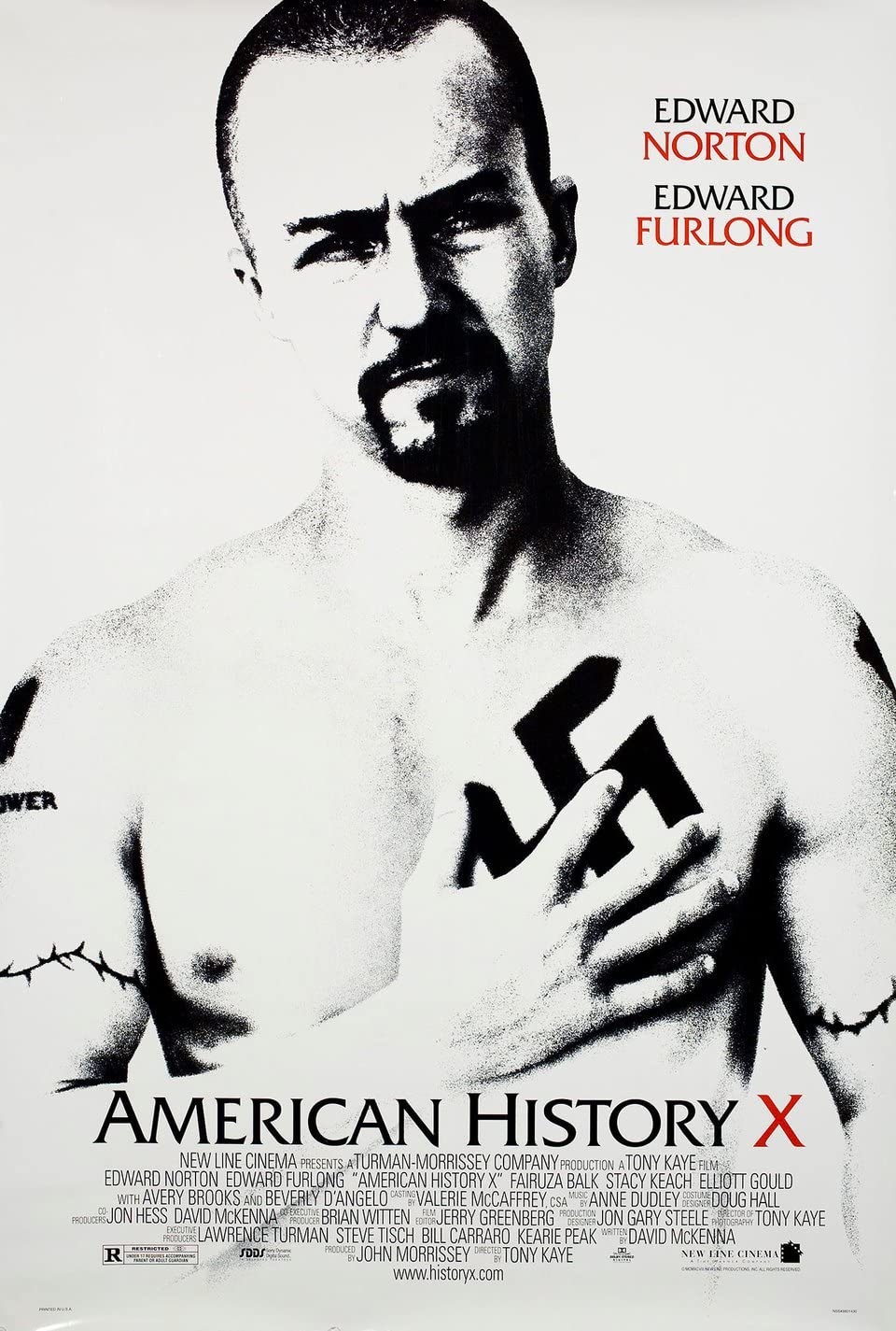 دانلود فیلم تاریخ مجهول آمریکایی American History X 1998