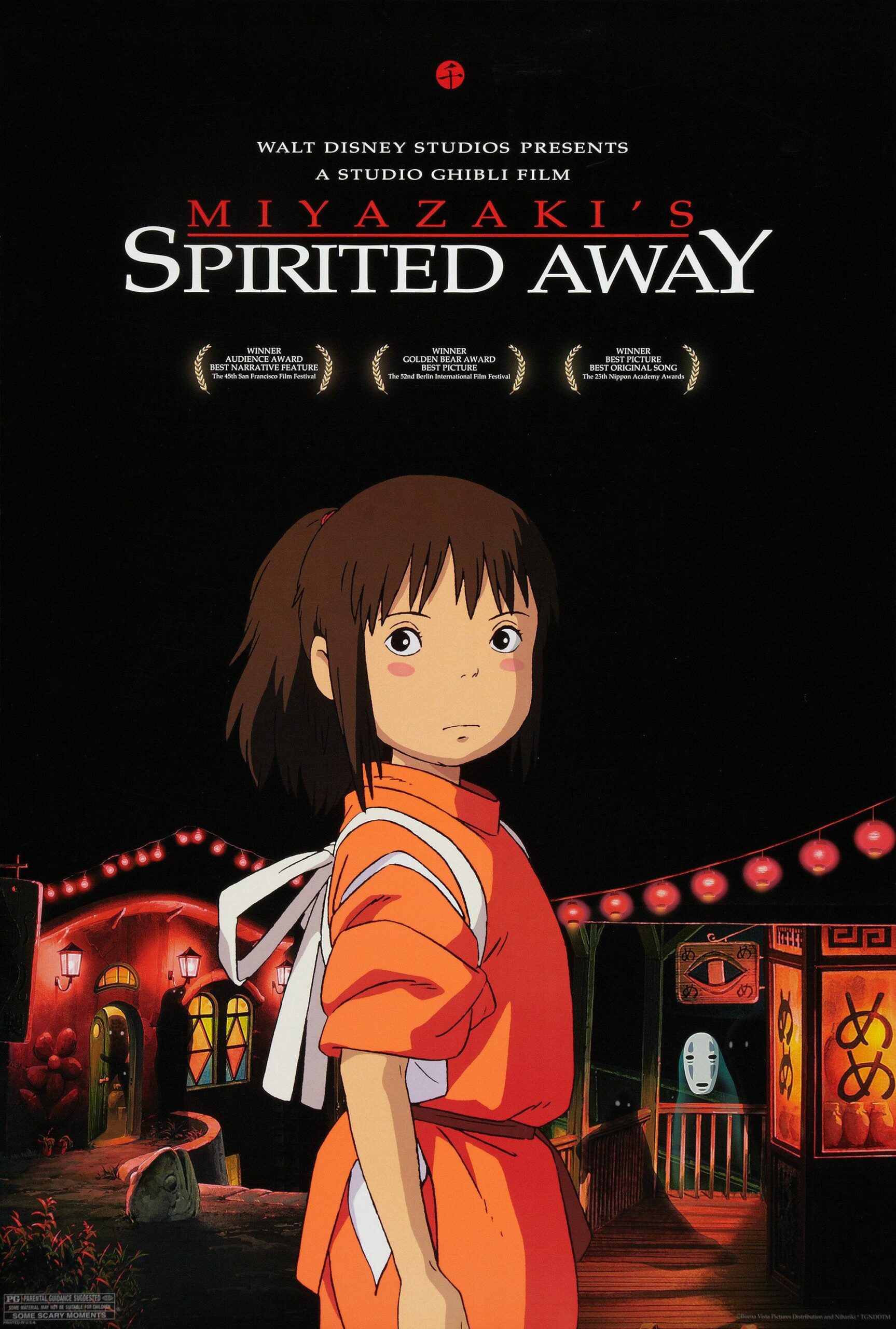 دانلود انیمه ربوده شده / شهر اشباح Spirited Away 2001