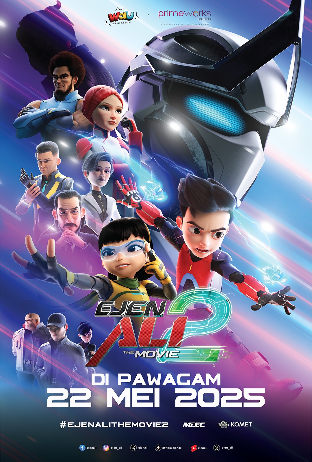 دانلود انیمیشن مامور علی 2 Ejen Ali: The Movie 2 2025