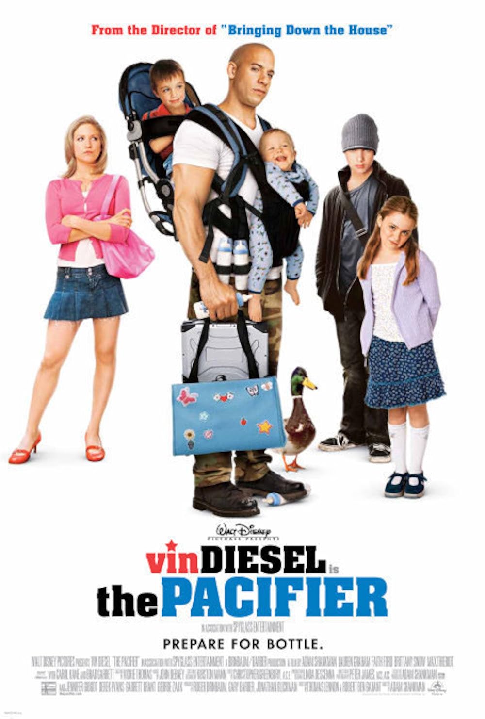 دانلود فیلم وقتی گروهبان پرستار بچه می شود The Pacifier 2005