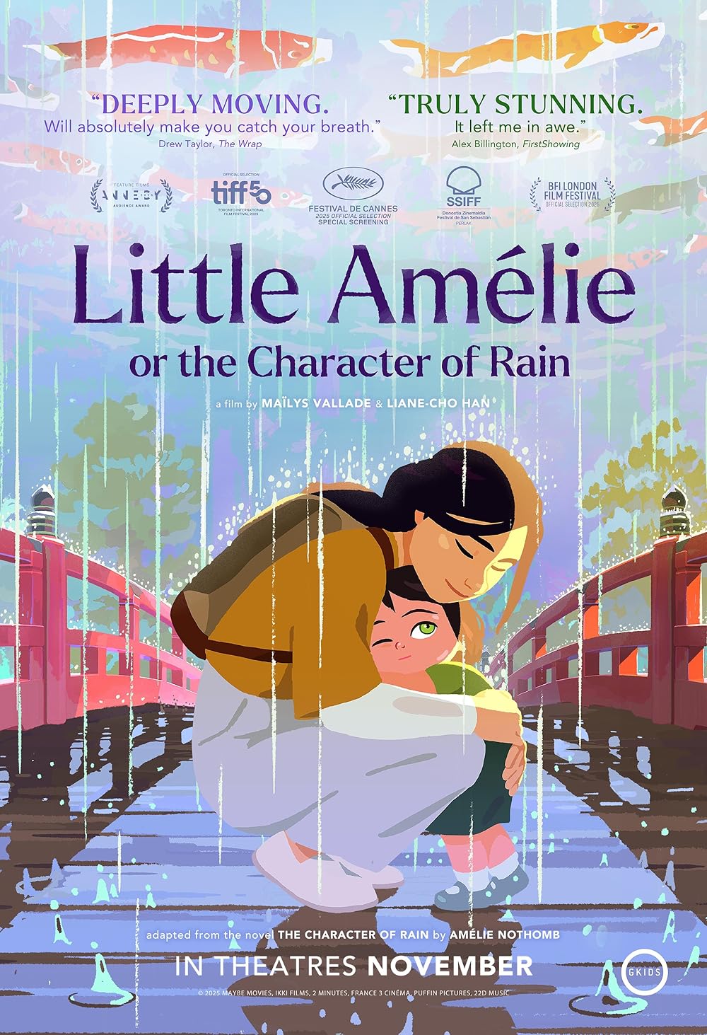 دانلود انیمیشن آملی کوچولو یا شخصیت باران Little Amélie or the Character of Rain 2025