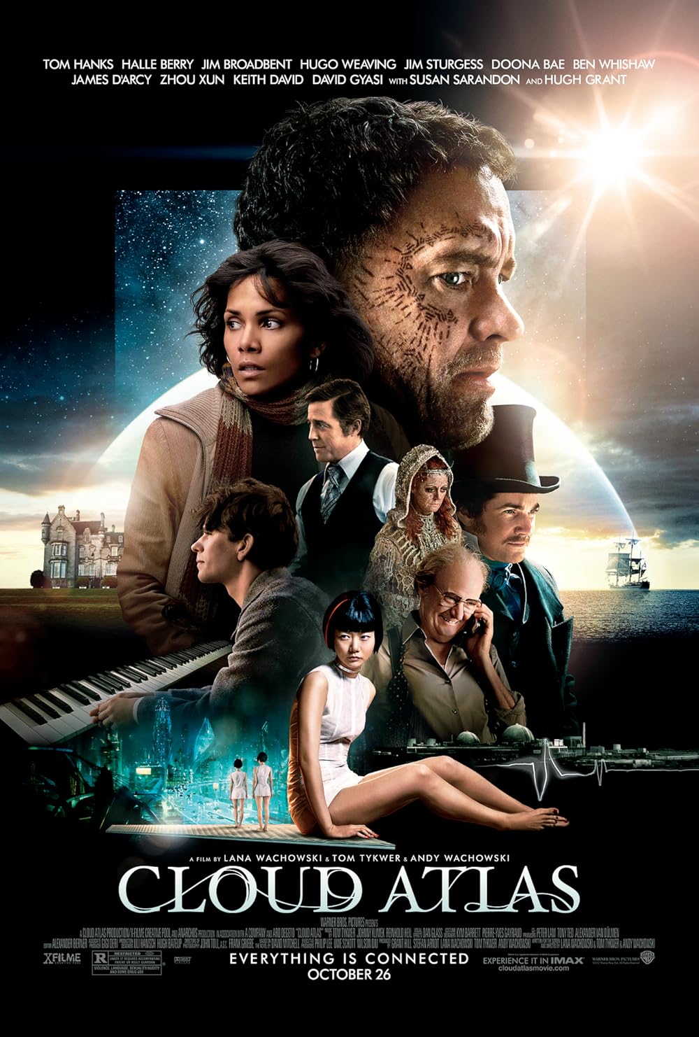 دانلود فیلم اطلس ابر Cloud Atlas 2012