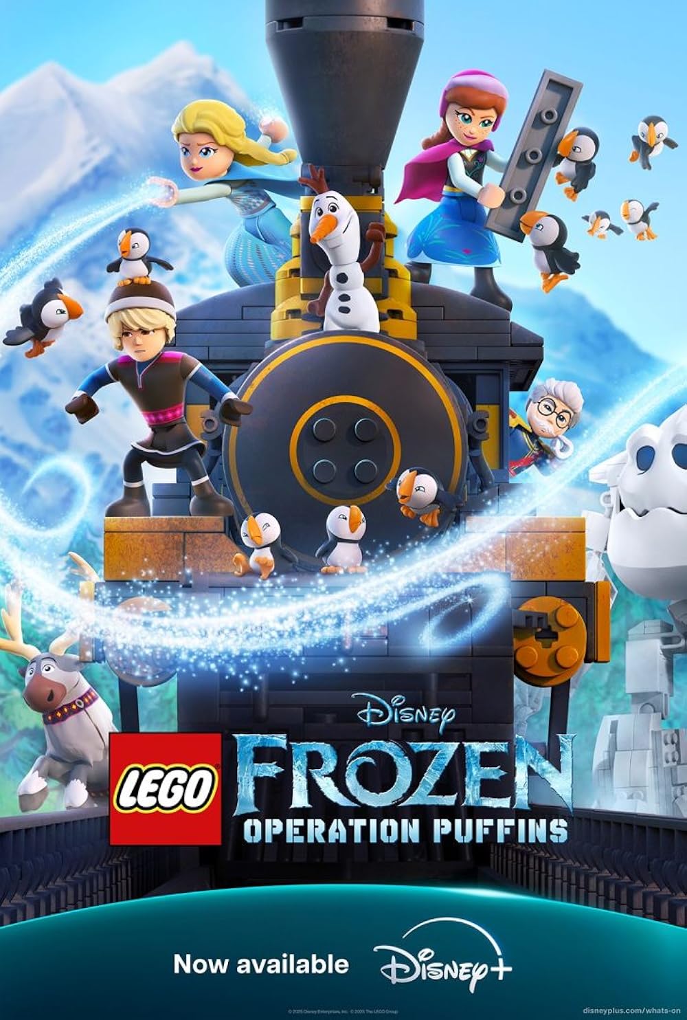 دانلود انیمیشن لگو یخ زده دیزنی: عملیات پافین ها Lego Disney Frozen: Operation Puffins 2025