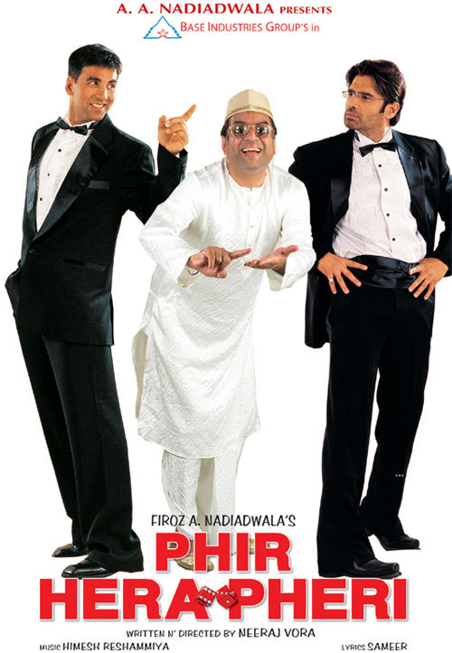 دانلود فیلم هندی کلک در کلک Phir Hera Pheri 2006