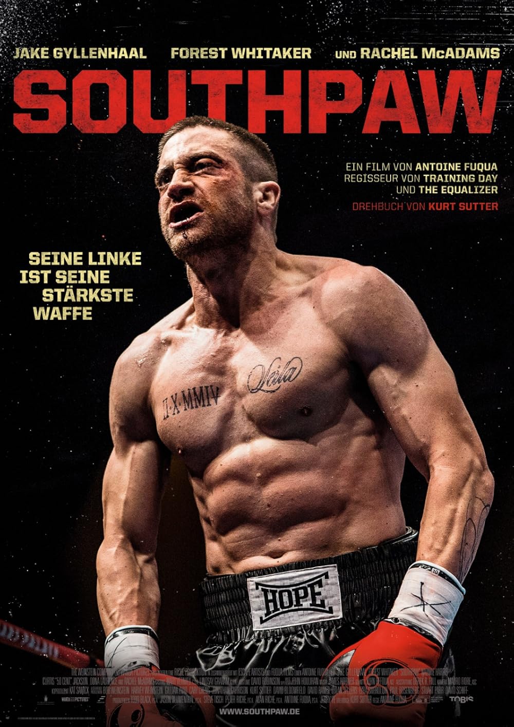 دانلود فیلم چپ دست Southpaw 2015