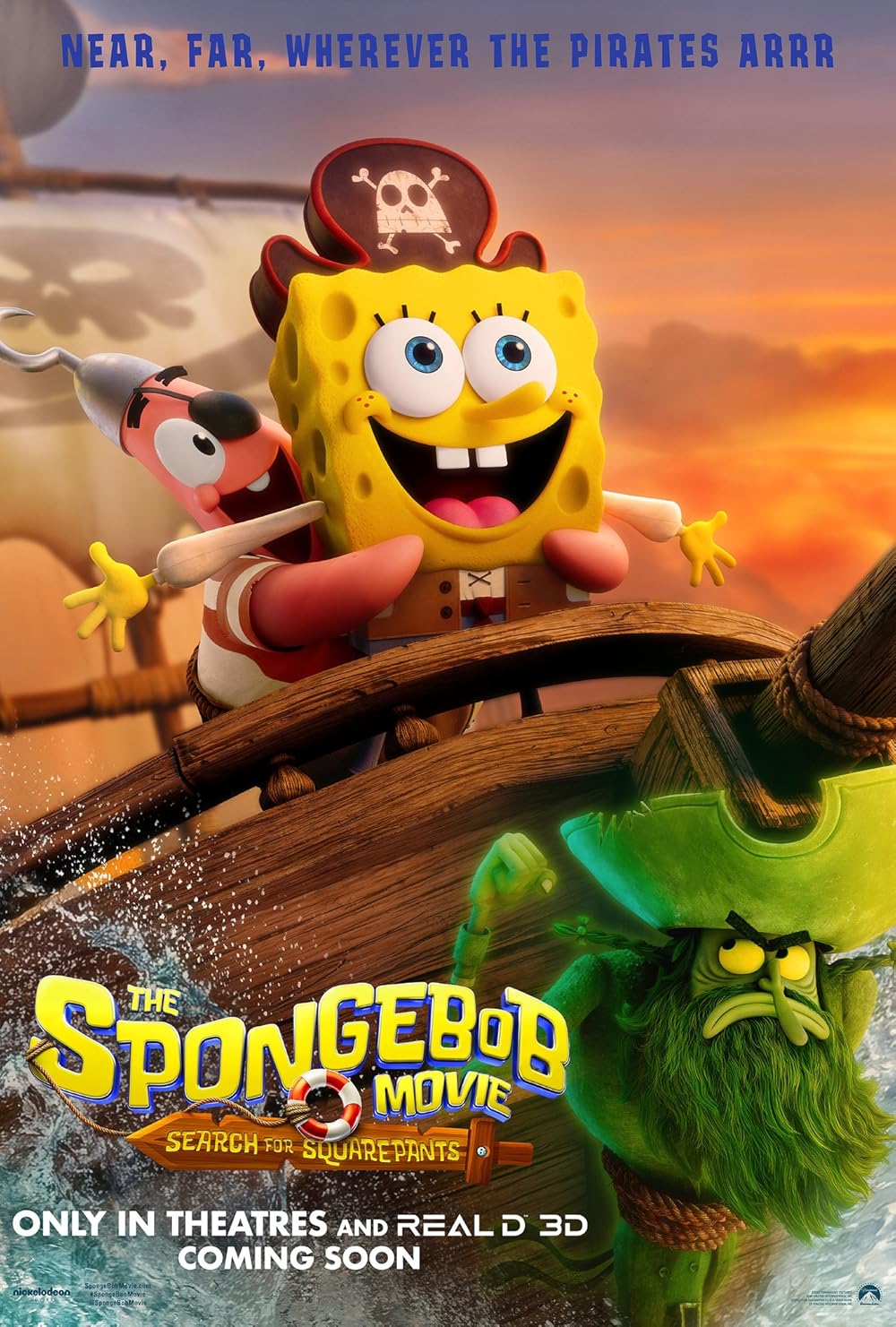 دانلود انیمیشن باب اسفنجی: در جستجوی شلوار مکعبی The SpongeBob Movie: Search for SquarePants 2025