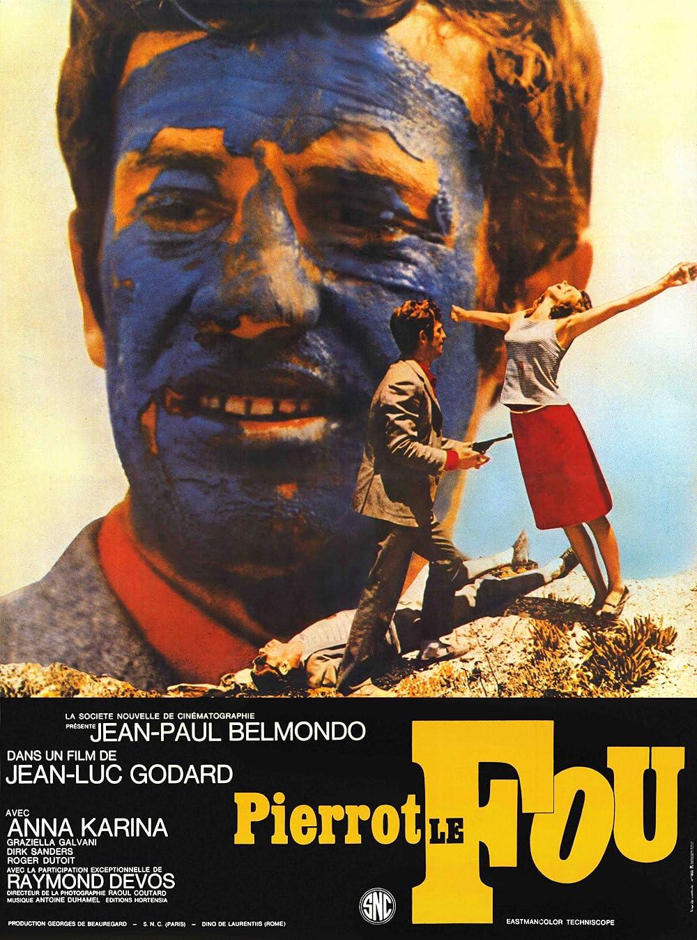دانلود فیلم پی‌یرو خله Pierrot le Fou 1965