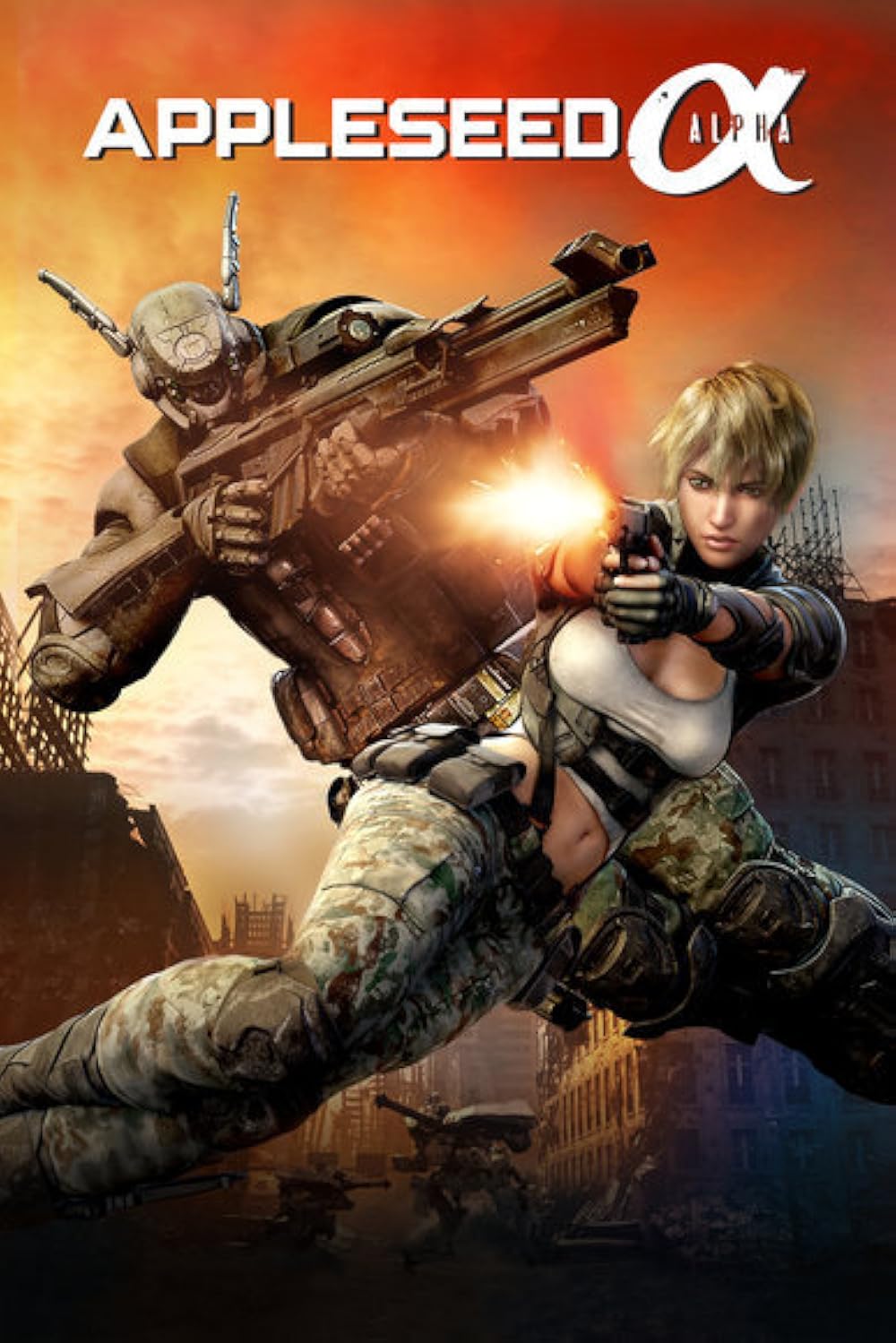 دانلود انیمه دانه سیب: آلفا Appleseed Alpha 2014