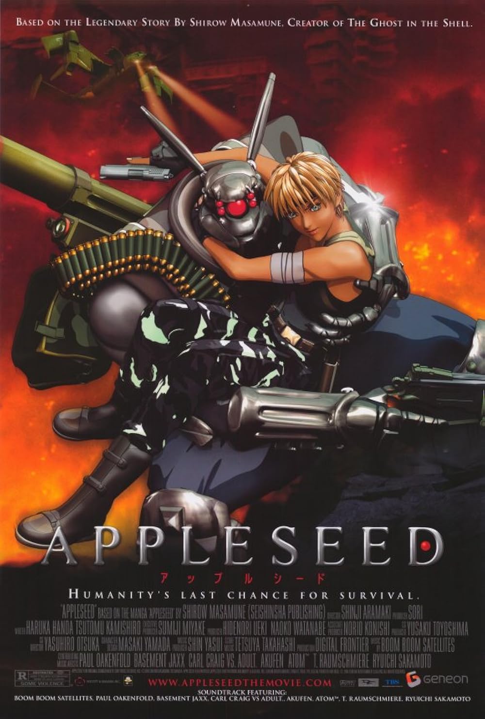 دانلود انیمه دانه سیب Appleseed 2004