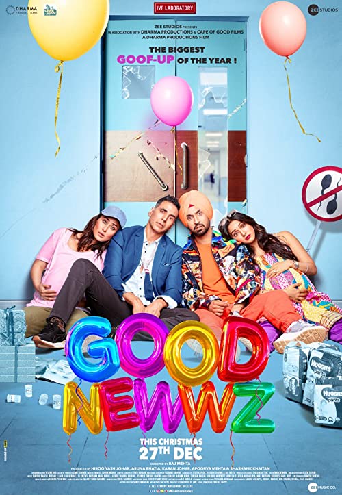 دانلود فیلم هندی خبر خوب Good Newwz 2019 MV5BNWQzNGQxY2YtNWZjOC00MGU4LTgzNTUtODliOGQzYTkxYzM1XkEyXkFqcGdeQXVyMTA5NzIyMDY5. V1 SX500