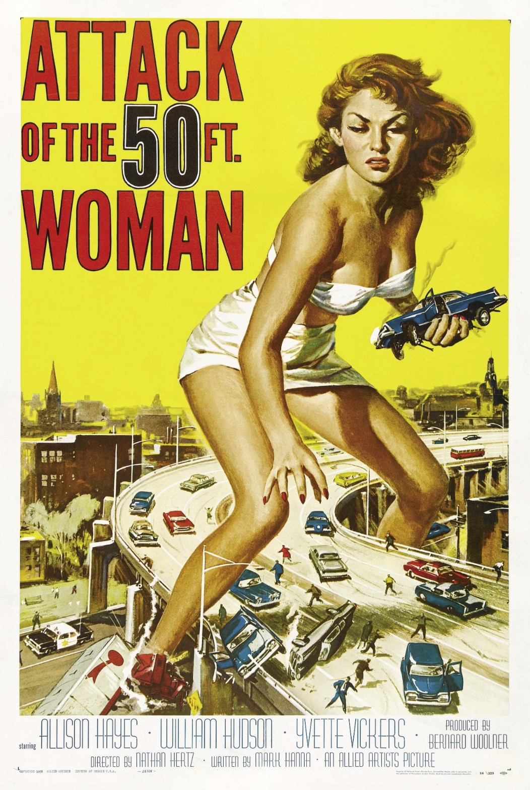 دانلود فیلم حمله زن ۵۰ فوتی Attack of the 50 Foot Woman 1958