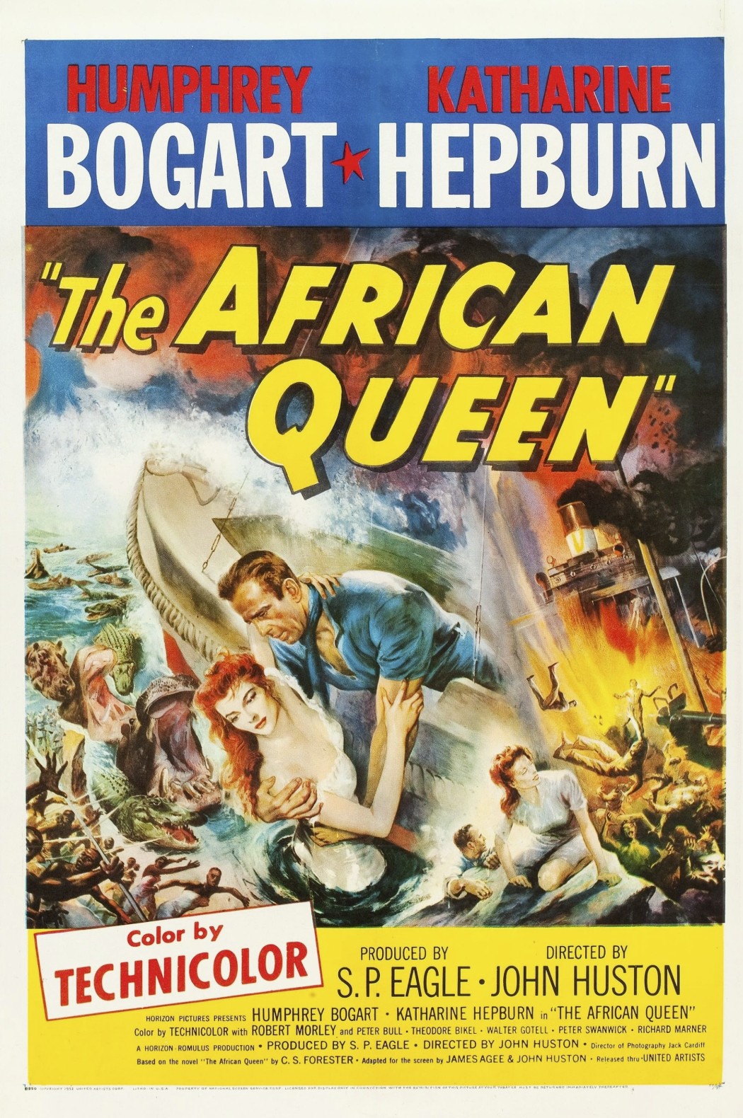 دانلود فیلم ملکه آفریقاییThe African Queen 1951 دانلود فیلم ملکه آفریقاییThe African Queen 1951