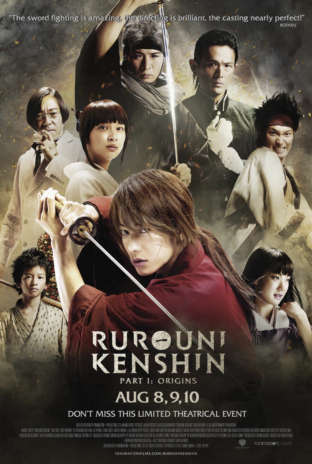 دانلود فیلم شمشیرزن دوره‌گرد Rurouni Kenshin Part I: Origins 2012