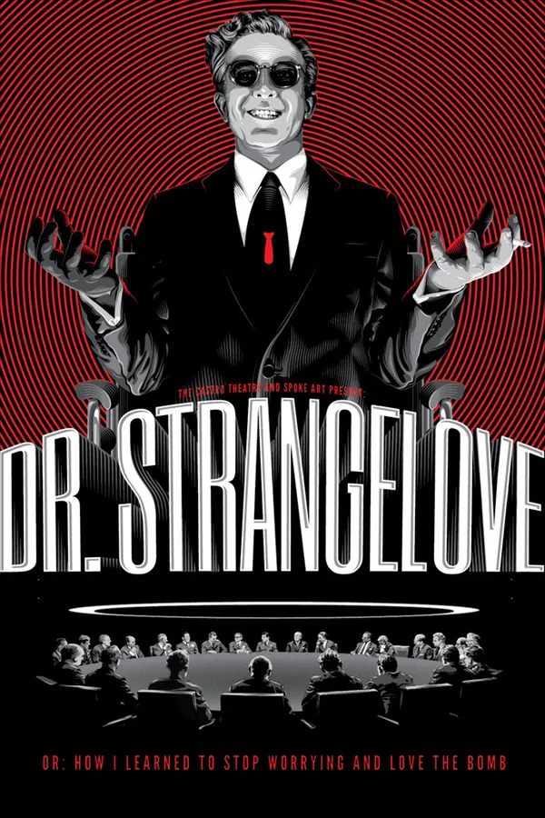 دانلود فیلم دکتر استرنجلاو یا: چگونه یاد گرفتم دست از هراس بردارم و به بمب عشق بورزم Dr. Strangelove or: How I Learned to Stop Worrying and Love the Bomb 1964 MV5BMDI2NzMwYzAtNjYwYS00OTA5LTlmNDEtNWM1ODEyNDVhMDE0XkEyXkFqcGc@. V1  11zon 1