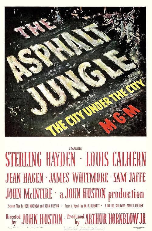 دانلود فیلم جنگل آسفالت The Asphalt Jungle 1950 MV5BMWE2Y2E0ZTMtYzZmNi00MzZiLTg0ZTctMGY2YWJkMzE3NDEyXkEyXkFqcGc@. V1 SX500