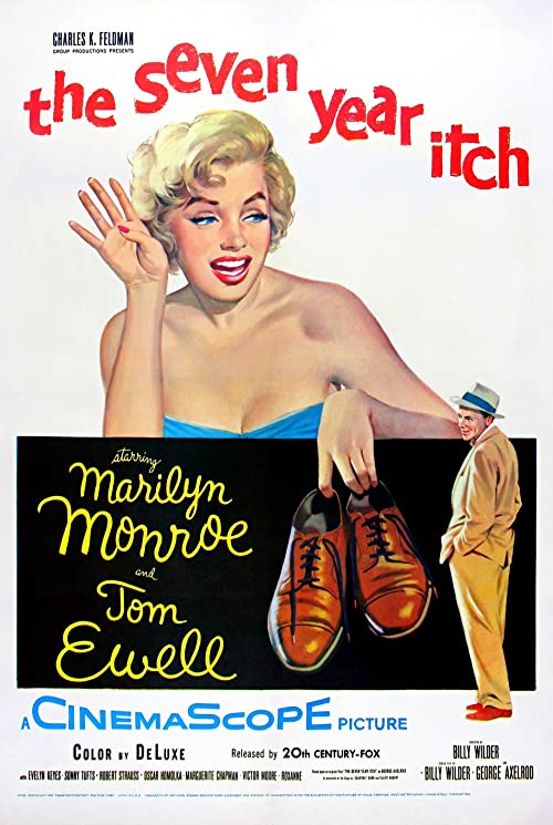 دانلود فیلم خارش هفت‌ساله The Seven Year Itch 1955 MV5BZTJkMTBkNmYtYjdkZi00YjU1LWE5YWMtZGZhYWVmNzk4NzY3XkEyXkFqcGdeQXVyNDY2MTk1ODk@. V1 SX500