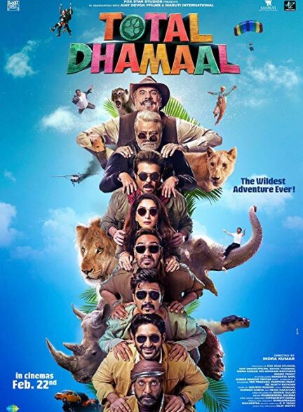دانلود فیلم هندی همه در هم Total Dhamaal 2019