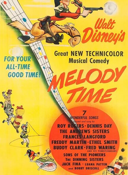 دانلود انیمیشن شادی جاودانه عشق Melody Time 1948