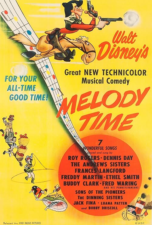دانلود انیمیشن شادی جاودانه عشق Melody Time 1948